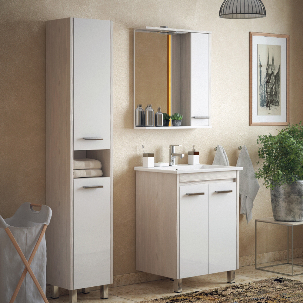 Мебель для ванной Corozo Лорена 65, цвет лайн