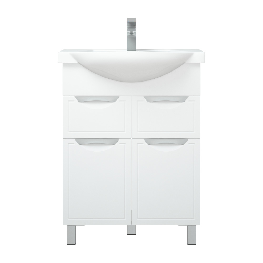 Мебель для ванной Corozo Монро 65, цвет белый - фото 1