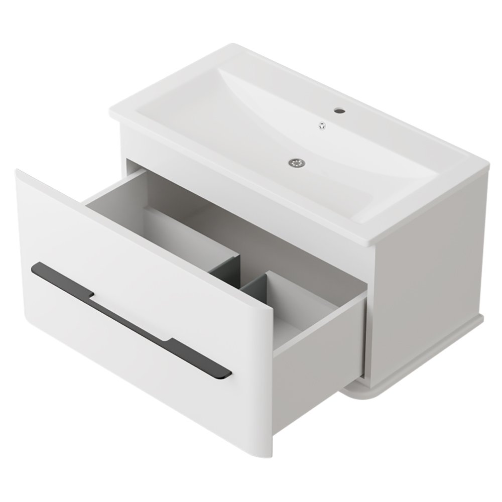Мебель для ванной Mixline Камелия 60, цвет белый софт - фото 1