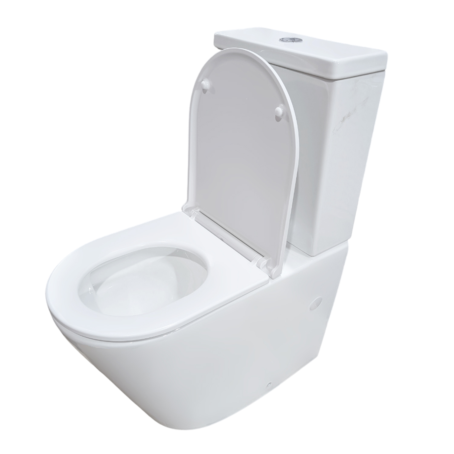 Унитаз Joki Herba T JK0822034 напольный, безободковый, смыв Торнадо, с сиденьем микролифт, цвет белый