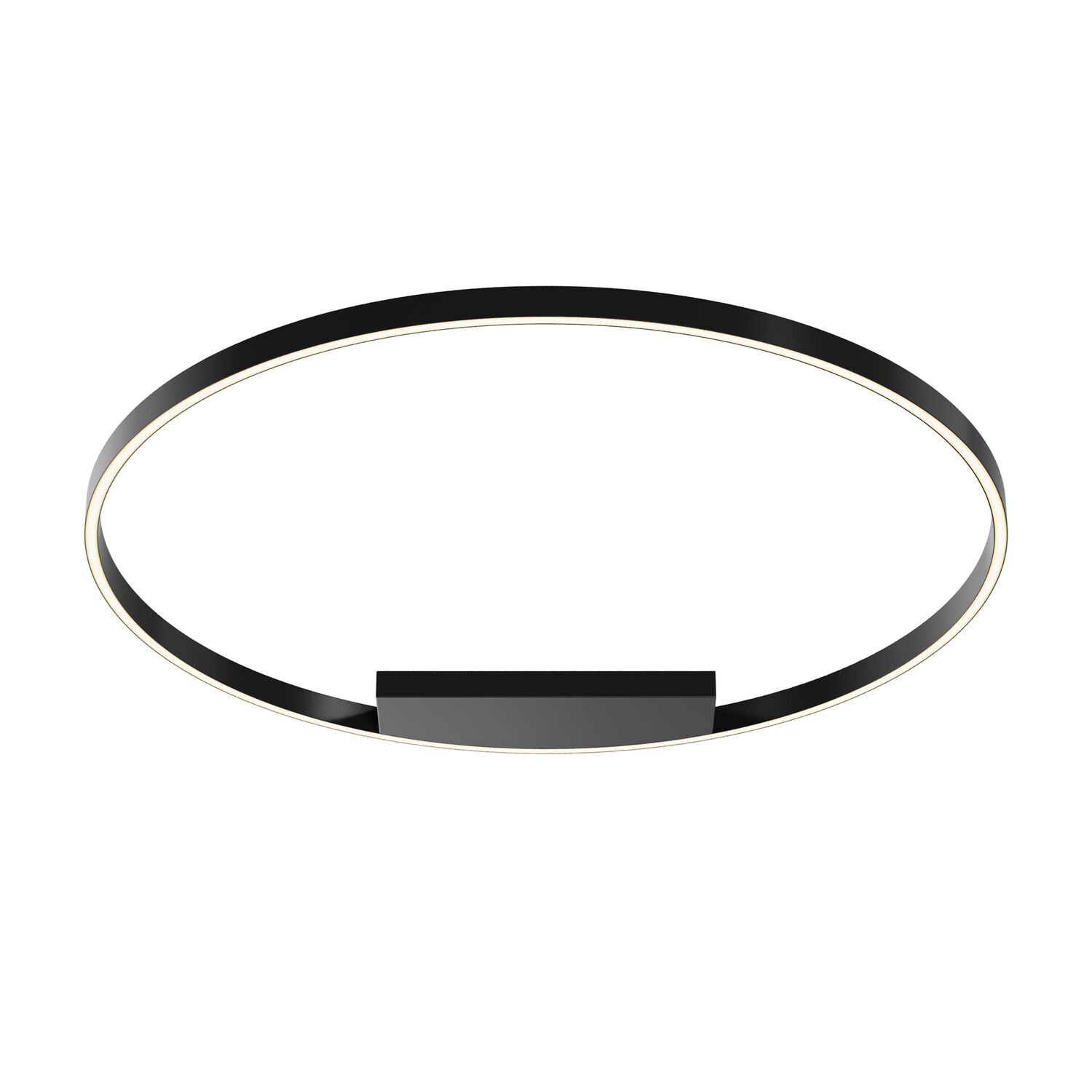 Потолочный светильник Maytoni Rim MOD058CL-L65BK, арматура черная, профиль силикон белый