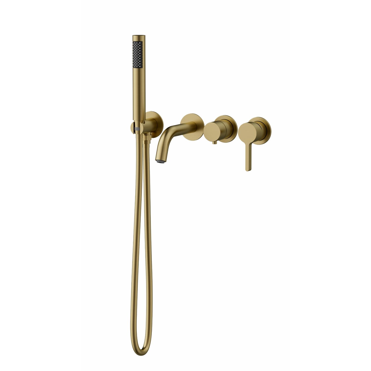 Смеситель Vincea Villa VTFW-1VL1BG для ванны, встраиваемый, цвет брашированное золото