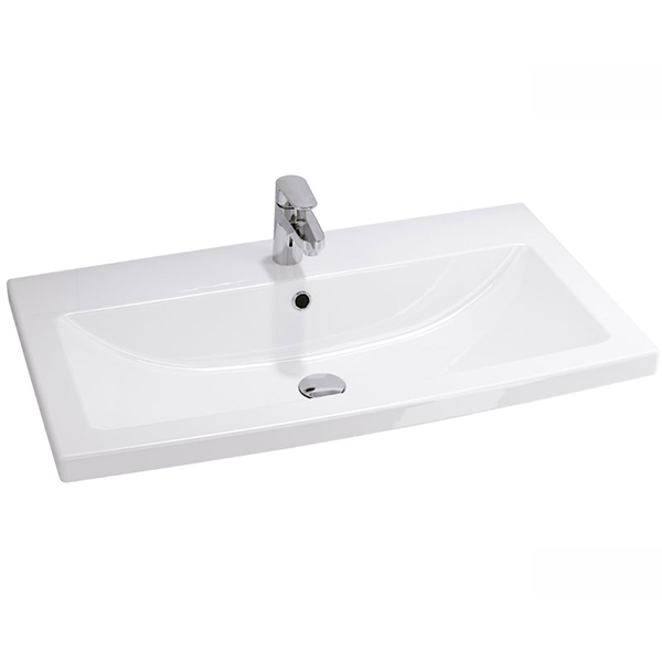Раковина Corozo Como 80, керамика, 80х45 см
