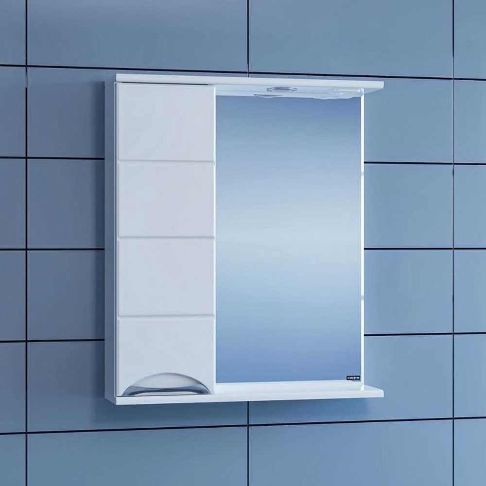 Мебель для ванной Санта Родос 60, под раковину Фостер, цвет белый