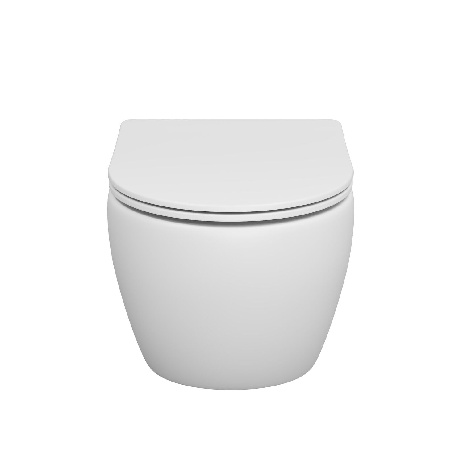 Унитаз Grossman Tornado GR-4457 MSQ подвесной, безободковый, с сиденьем микролифт, цвет белый матовый - фото 1