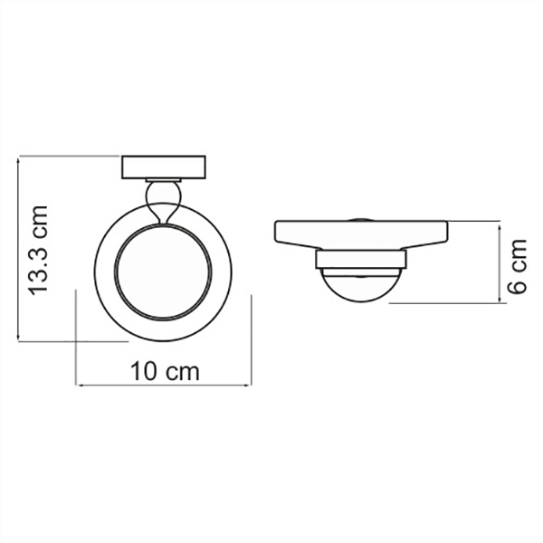 Мыльница WasserKRAFT Diemel K-2229, цвет хром с рисунком - фото 1