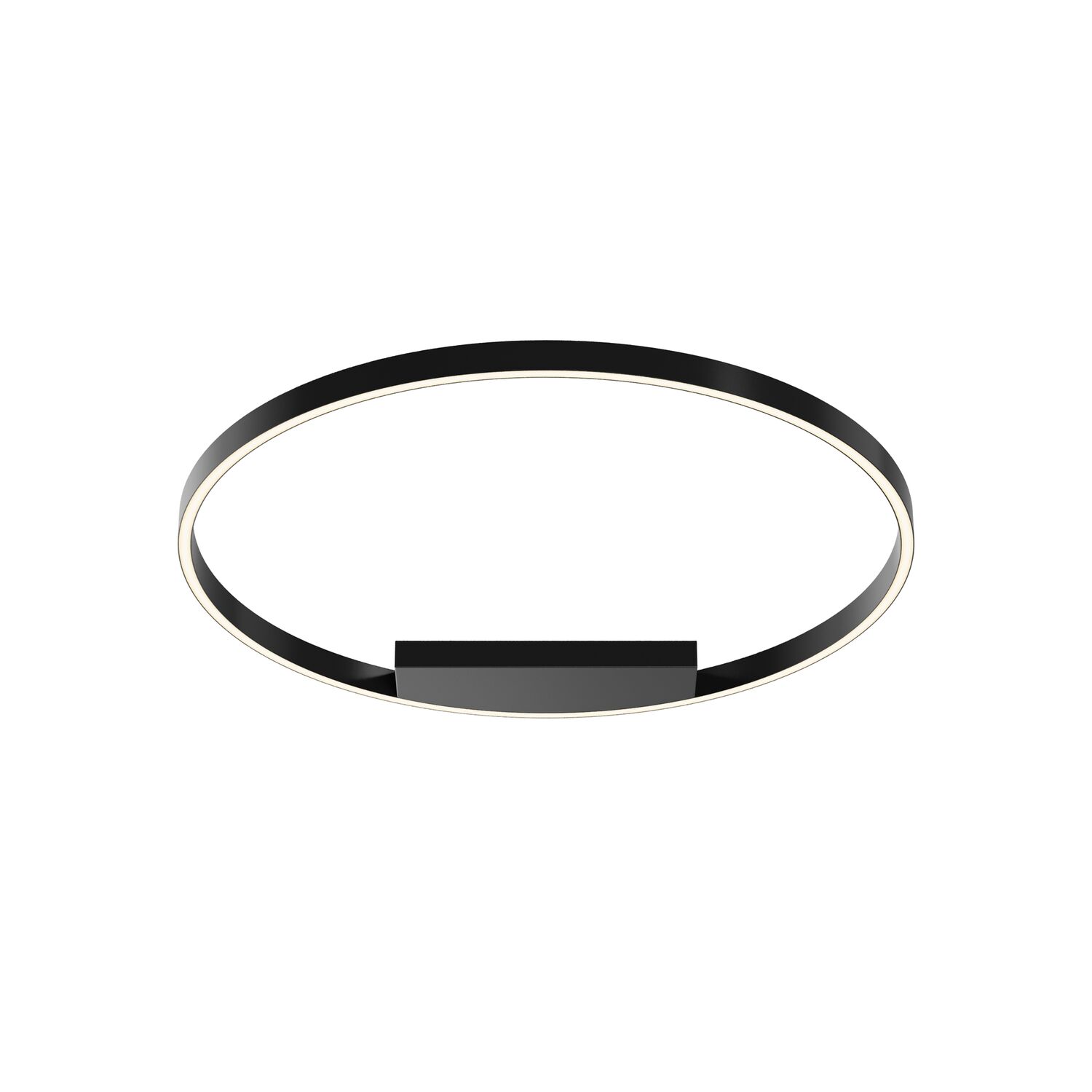 Потолочный светильник Maytoni Rim MOD058CL-L50BK, арматура черная, профиль силикон белый