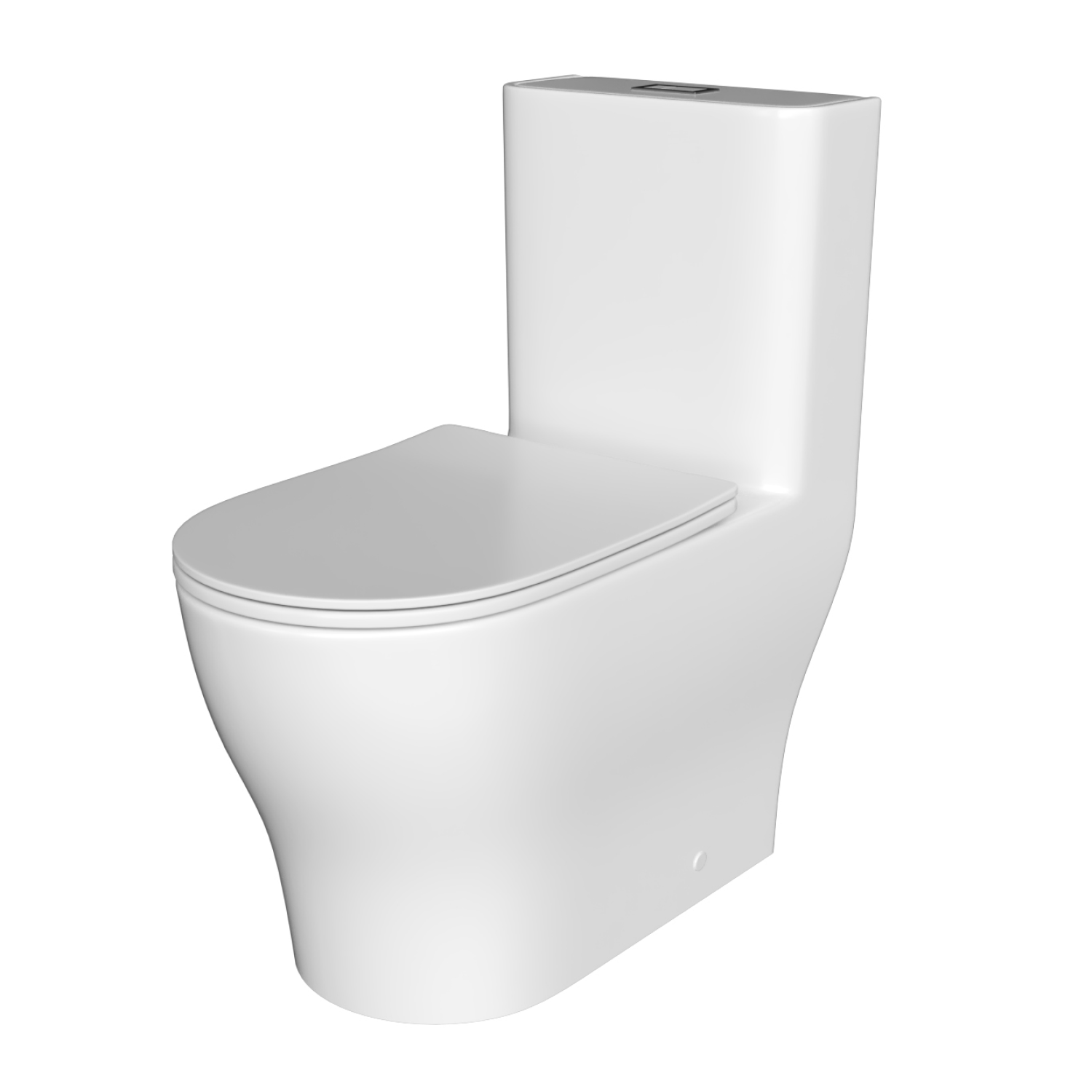 Унитаз-моноблок Joki Palace T JK86382100 напольный, безободковый, смыв Торнадо, с сиденьем микролифт, цвет белый