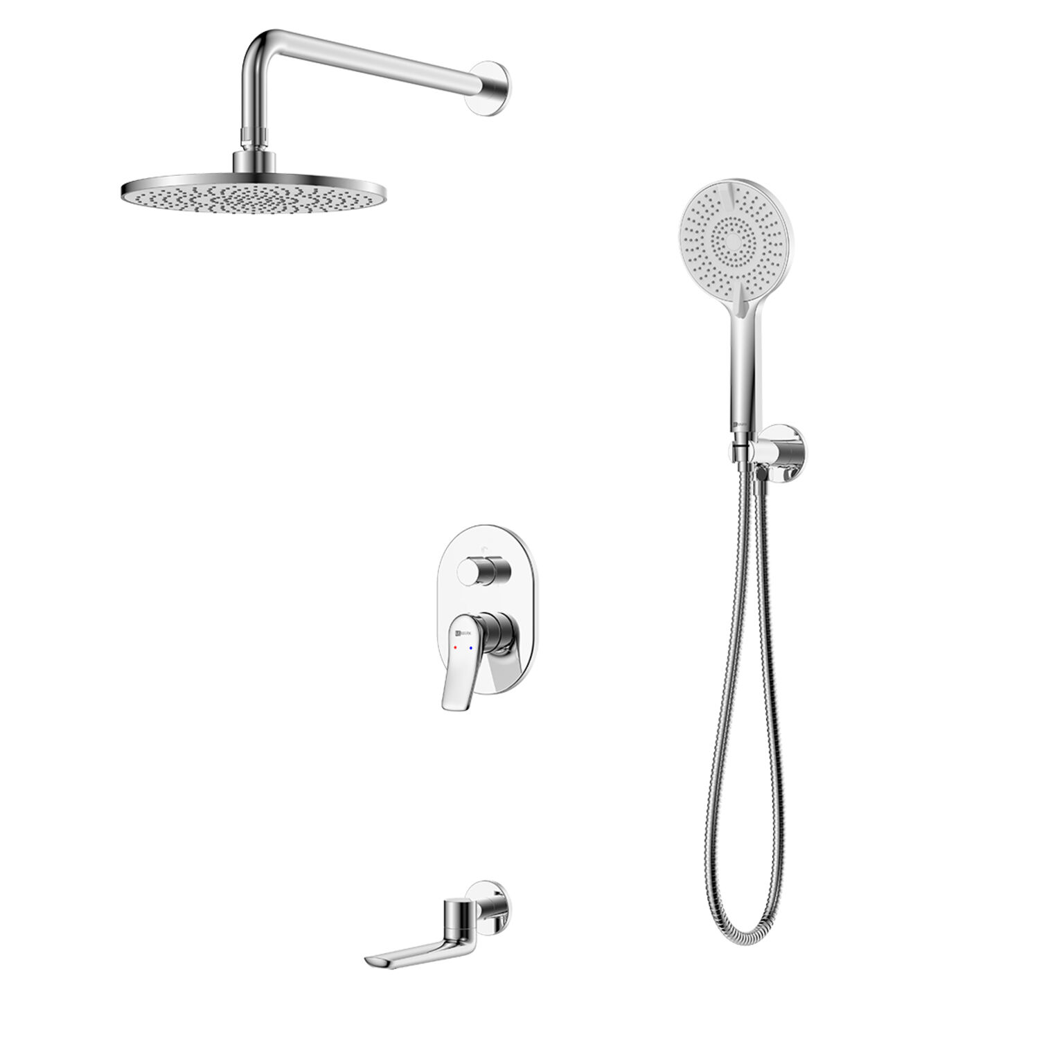 Душевой комплект Lemark Ortus LM11322C, встраиваемый, цвет хром