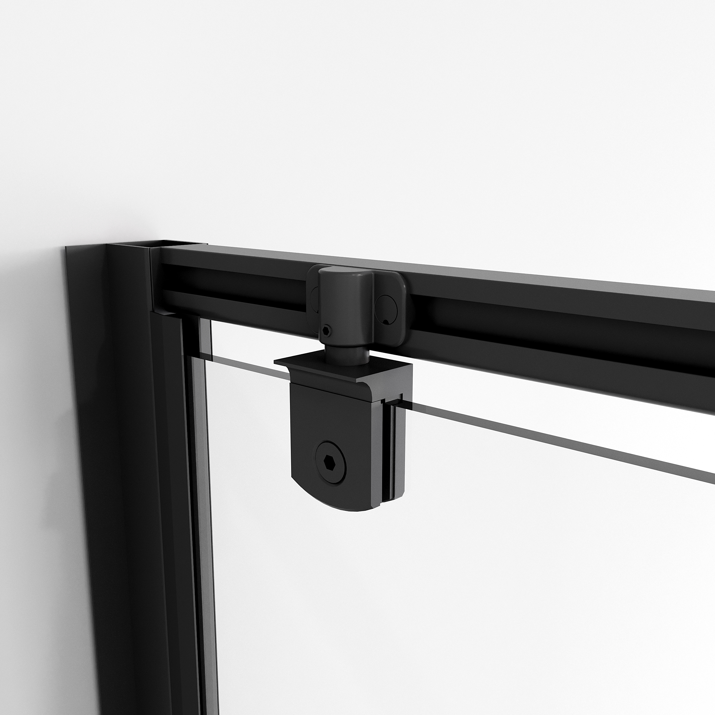 Душевой уголок Niagara Nova NG-85-12AB-A90B-34 120x90, стекло прозрачное, профиль черный матовый