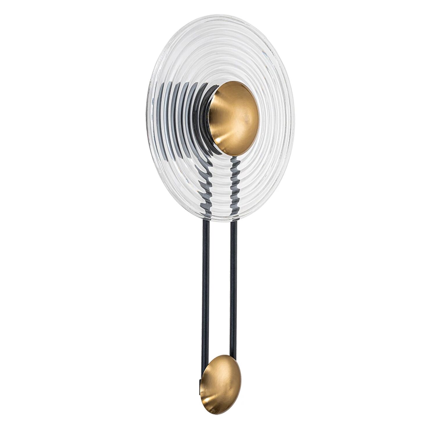 Декоративная подсветка Arte Lamp Biscotto A2640AP-1GO, арматура золото, плафон акрил прозрачный