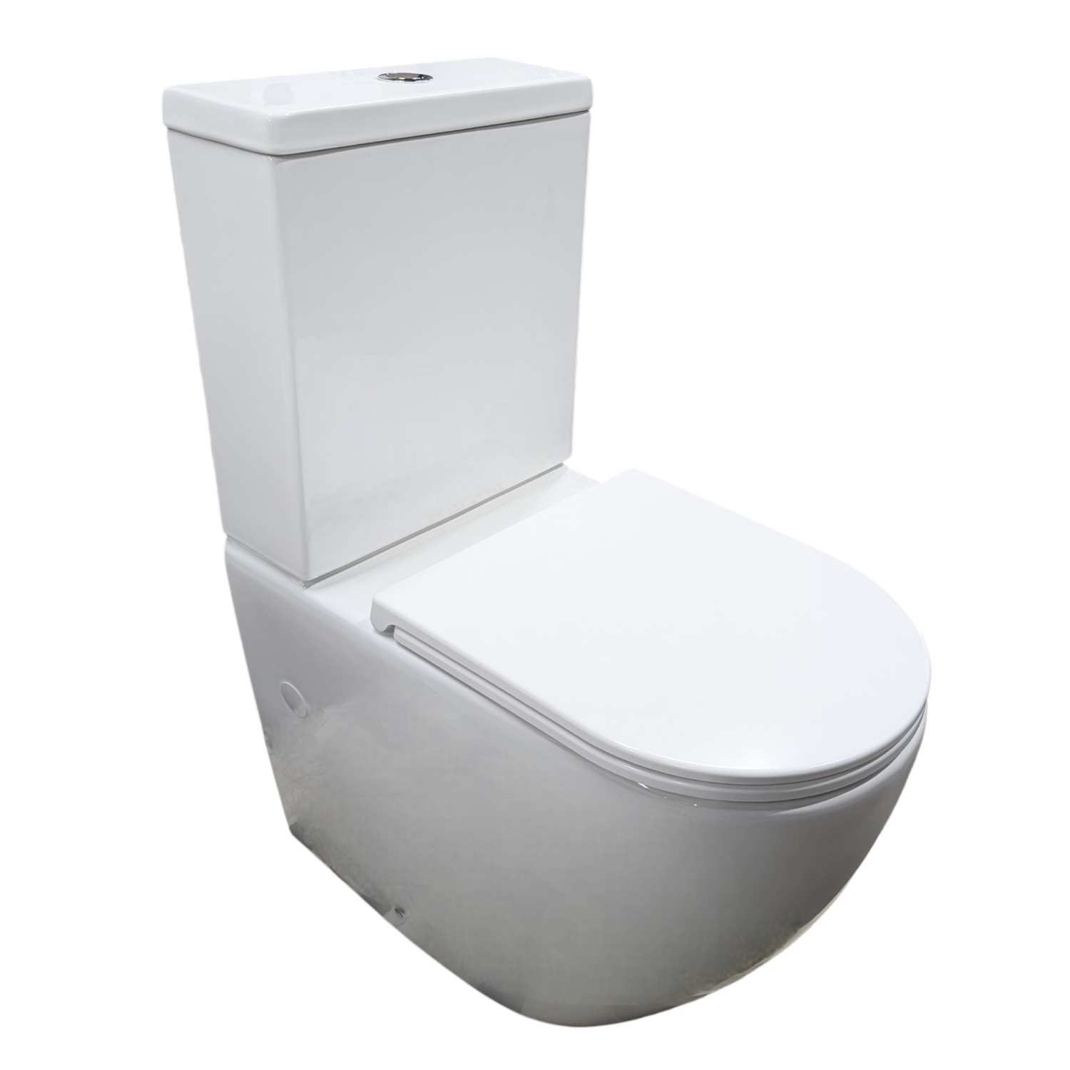 Унитаз напольный Joki Stella T JK0752030 напольный, безободковый, смыв Торнадо, с сиденьем микролифт, цвет белый