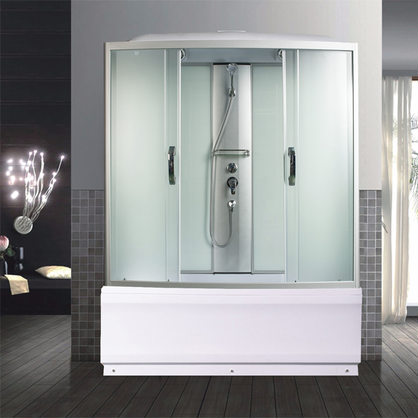 Душевая кабина River Nara 170/80/55 МТ 170x80, стекло матовое, профиль хром матовый, с крышей