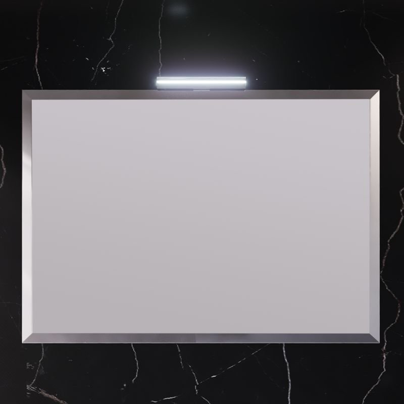 Зеркало Опадирис Рубинно 120x85, цвет серый глянец