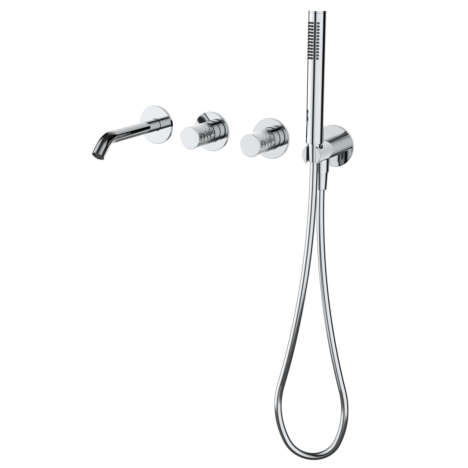 Смеситель Vincea Aura VBTW-6AU1CH для ванны с душем, встраиваемый, цвет хром