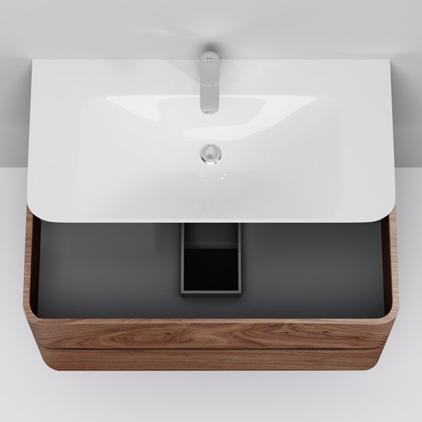 Тумба под раковину AM.PM Sensation 100, цвет орех - фото 1