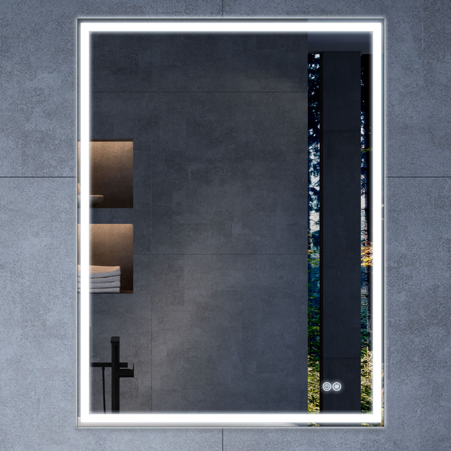 Зеркало Vincea VLM-3VN50-2 50х70, с подсветкой, функцией антизапотевания и диммером