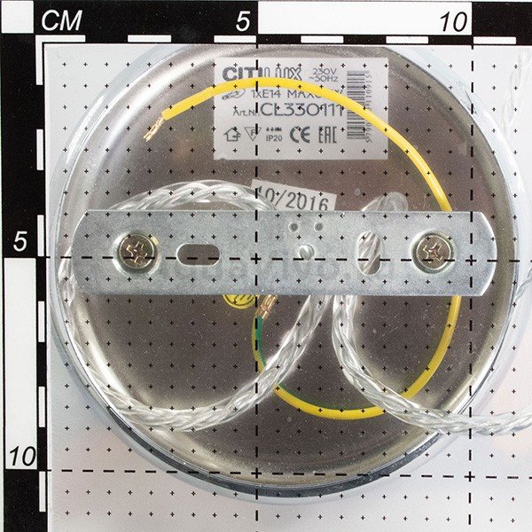 Подвесной светильник Citilux Синди CL330111, арматура хром, плафон хрусталь прозрачный, 9х9 см
