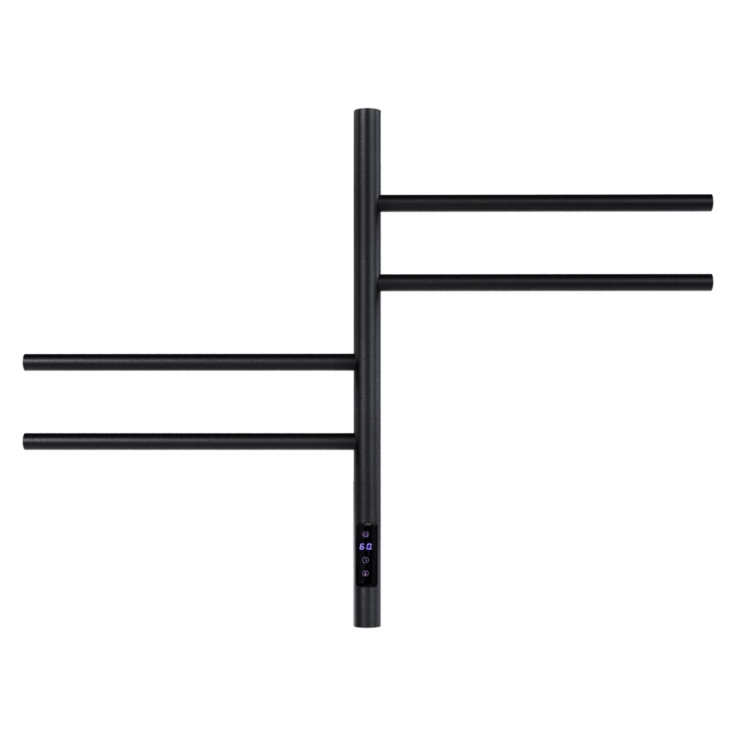 Полотенцесушитель Vincea VTD-1S1CBE 43x60 электрический, цвет черный матовый