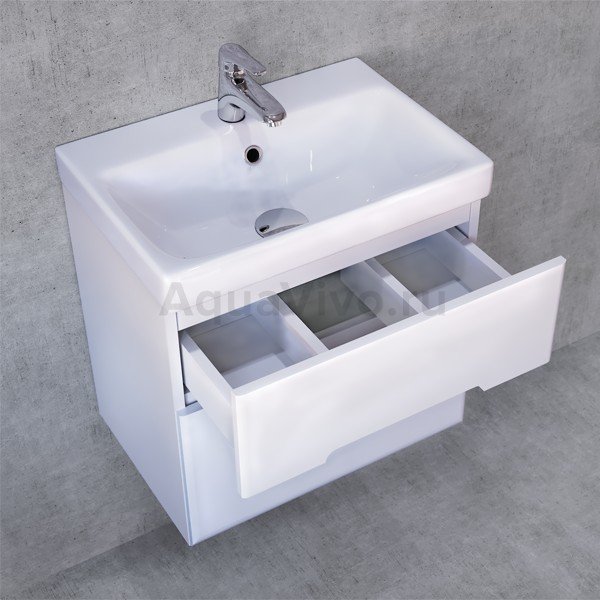 Мебель для ванной Jorno Moduo Slim 50, цвет белый - фото 1