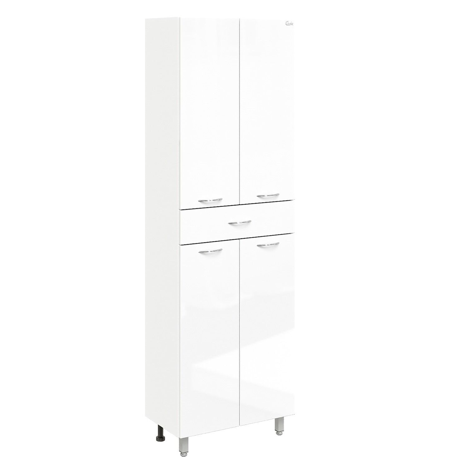 Шкаф-пенал Оника Модерн 60 напольный, цвет белый