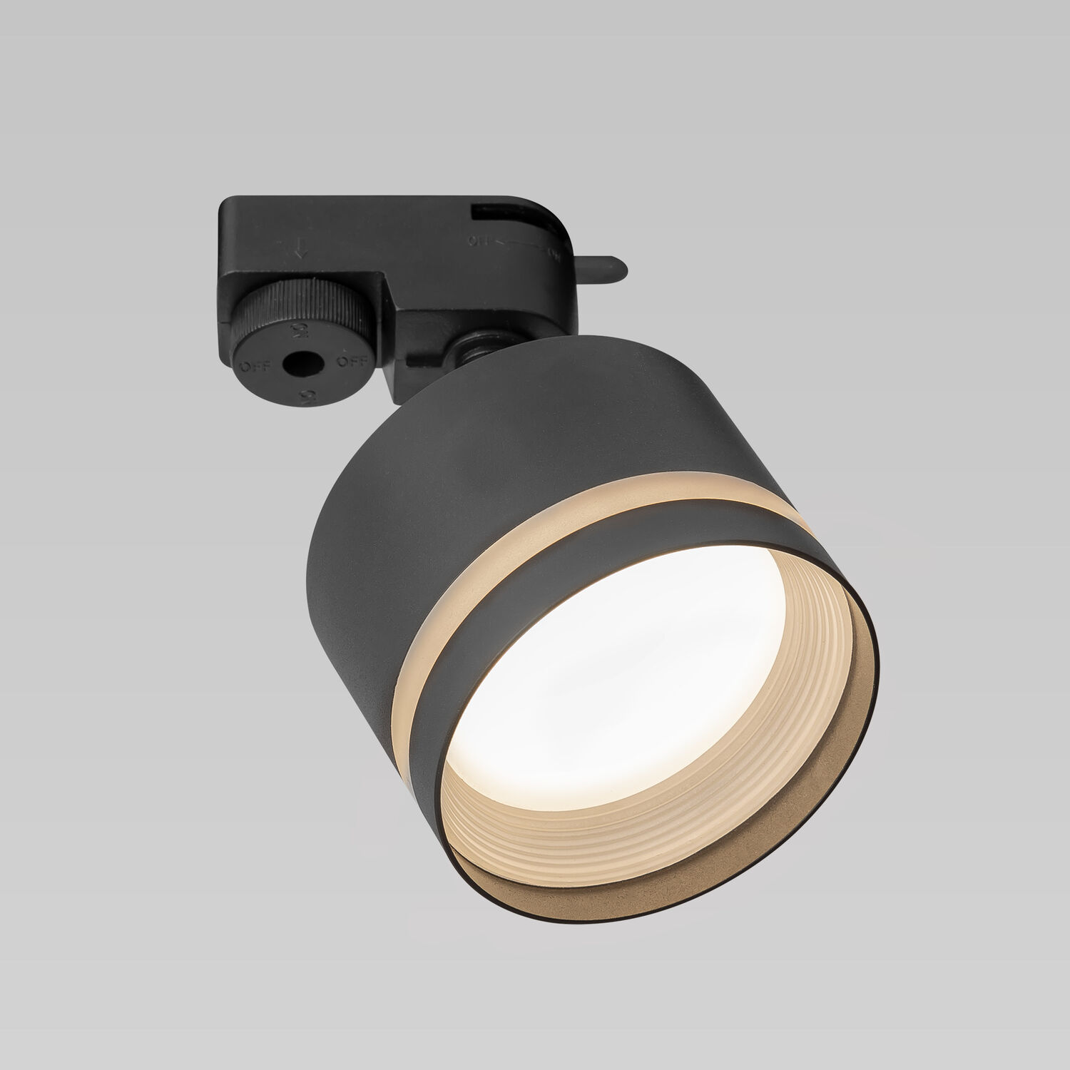 Трековый светильник Citilux Hardy CL002T11, арматура черная, плафоны металл черный - фото 1