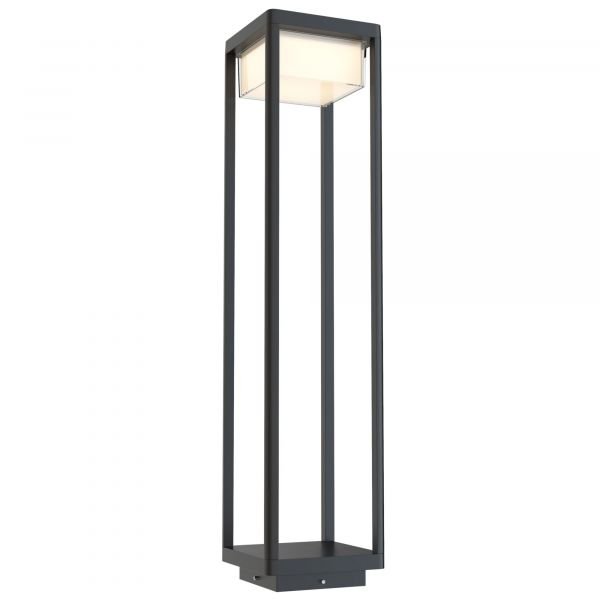 Уличный светильник Maytoni Baker Street O021FL-L10B3K, арматура черная, плафон металл белый
