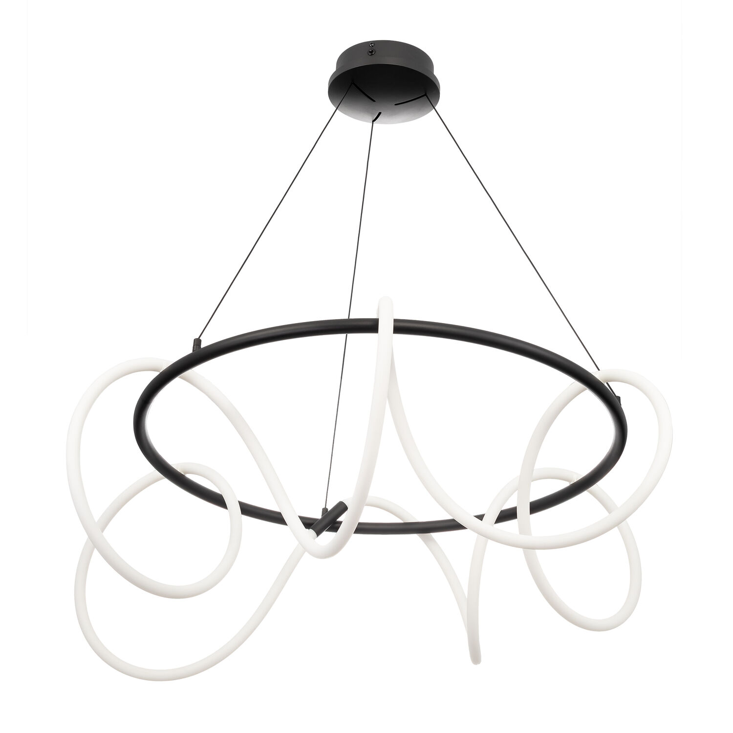 Подвесная люстра Citilux Python CL220281, арматура черная - фото 1