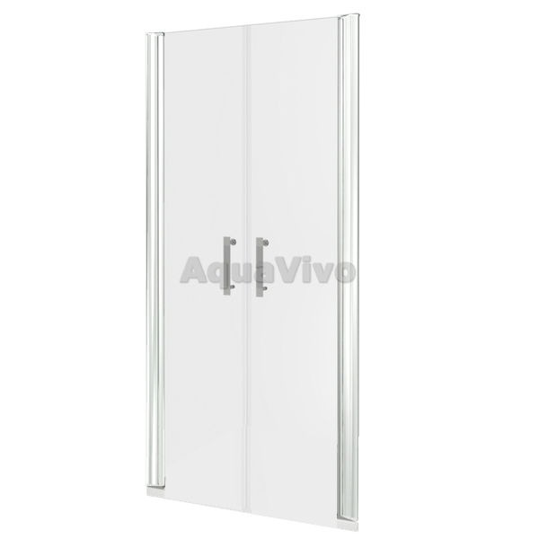 Душевая дверь Good Door Mokka SD-90-C-WE 90, стекло прозрачное, профиль белый, с магнитным профилем