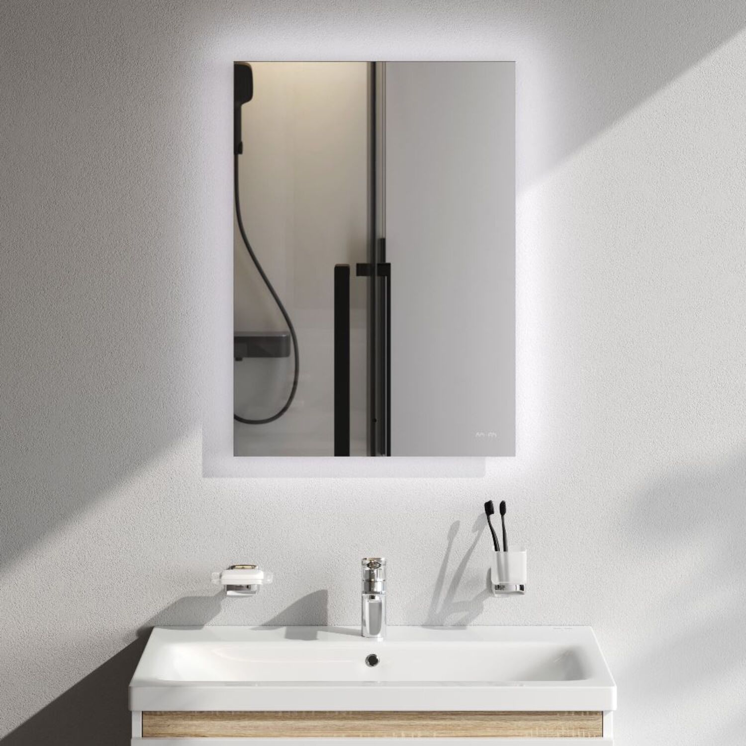 Зеркало AM.PM X-Joy 50x70, с подсветкой, с диммером - фото 1