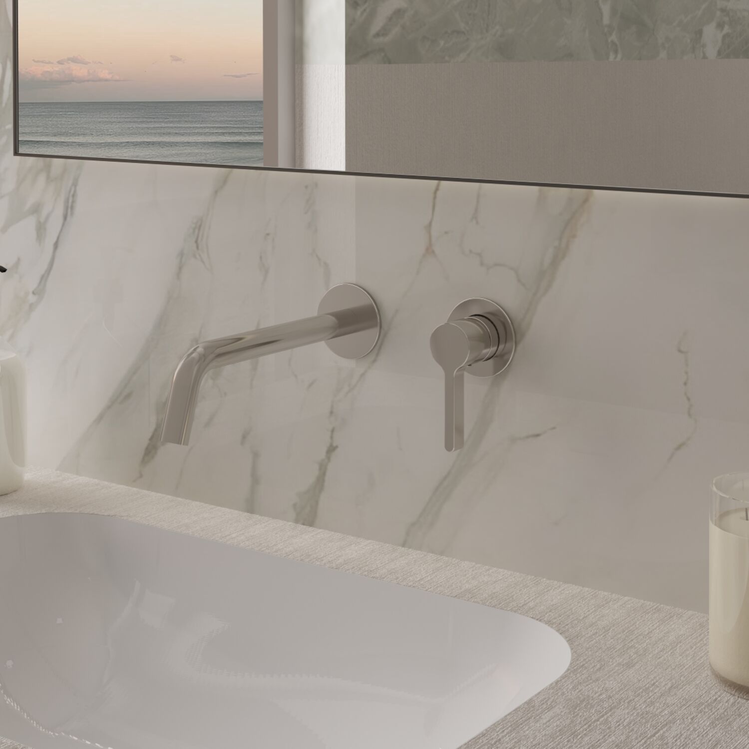 Смеситель Vincea Villa VBFW-1VL1CH для раковины, встраиваемый, цвет хром - фото 1