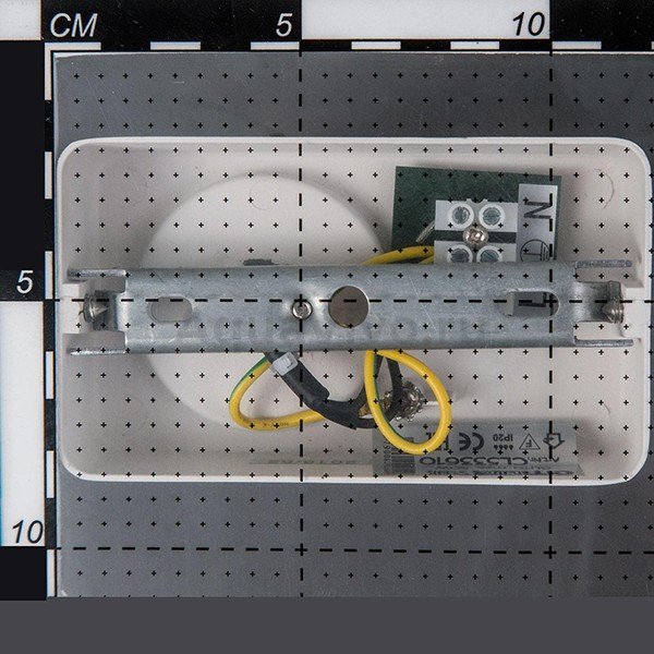 Спот Citilux Норман CL533510, арматура черная / белая, плафон металл белый, 7х14 см