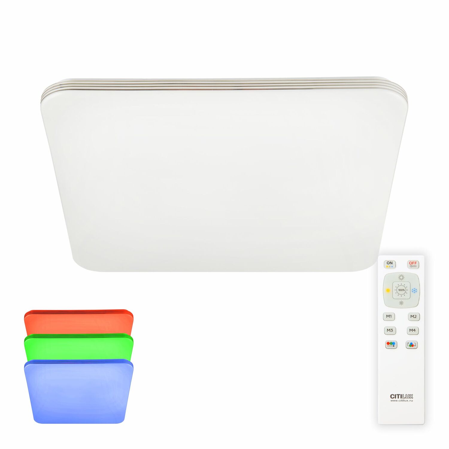 Потолочная люстра Citilux Симпла CL714K680G, арматура белая, плафоны полимер белый