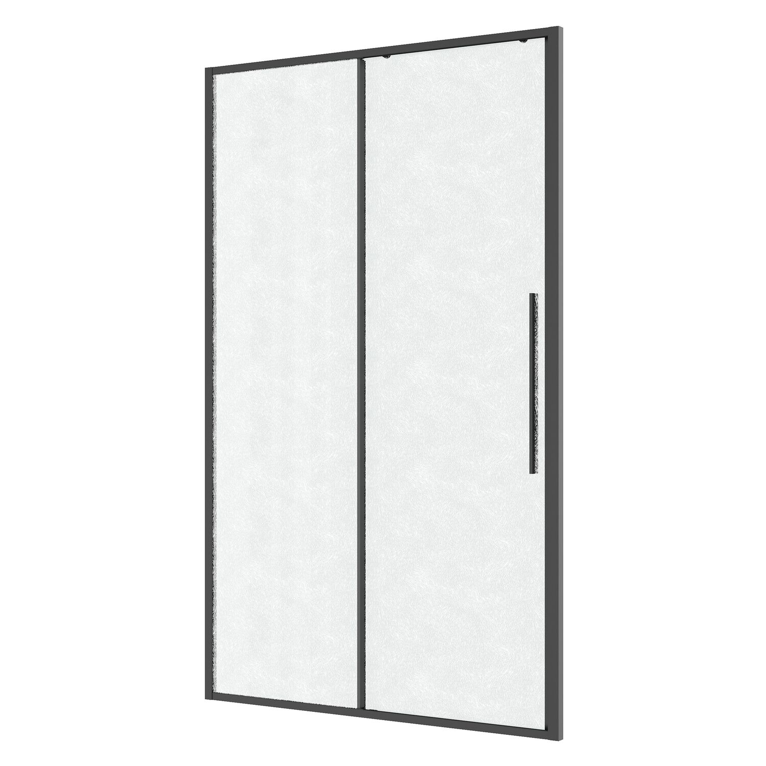 Душевая дверь Niagara Nova NG-34-L11CHGR 110x195, левая, стекло шиншилла, профиль графит - фото 1