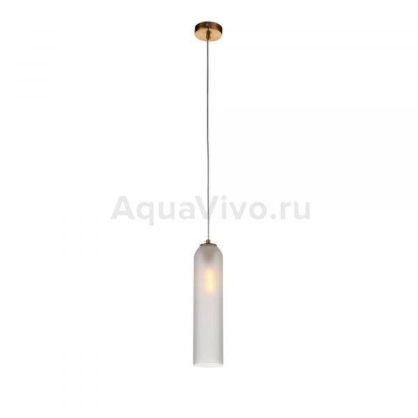 Подвесной светильник ST Luce Callana SL1145.353.01, арматура металл, цвет латунь, плафон стекло, цвет белый