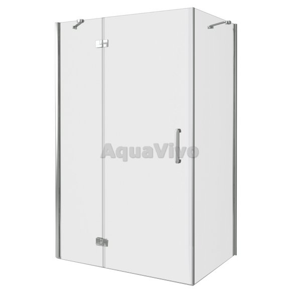 Душевой уголок Good Door Saturn WTW+SP-C-CH-L 120x80, стекло прозрачное, профиль хром, левый