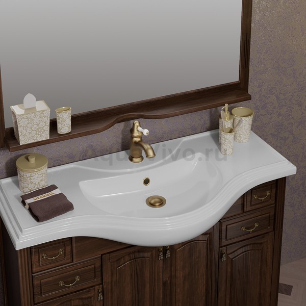 Мебель для ванной Опадирис Риспекто 120, цвет орех антикварный - фото 1