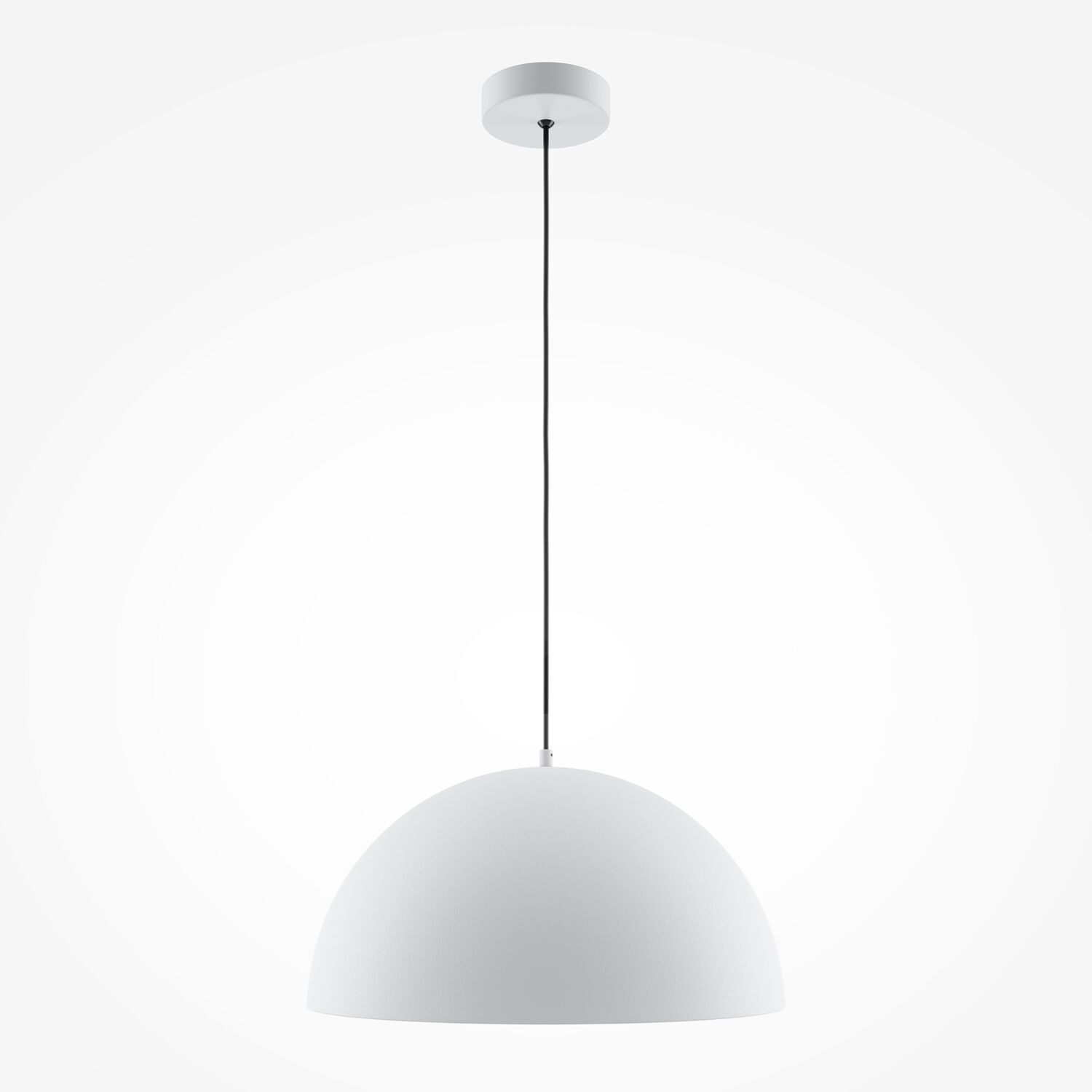 Подвесной светильник Maytoni Basic colors MOD168PL-01W, арматура белая, профиль металл белый