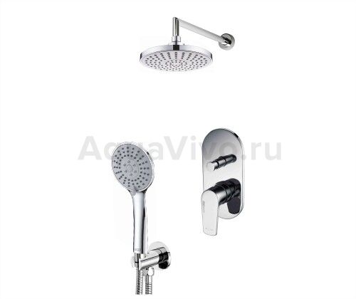 Душевой комплект WasserKRAFT Dill A16629, встраиваемый, цвет хром