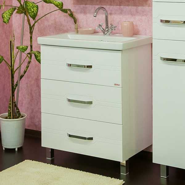 Мебель для ванной Sanflor Анкона 60, цвет белый