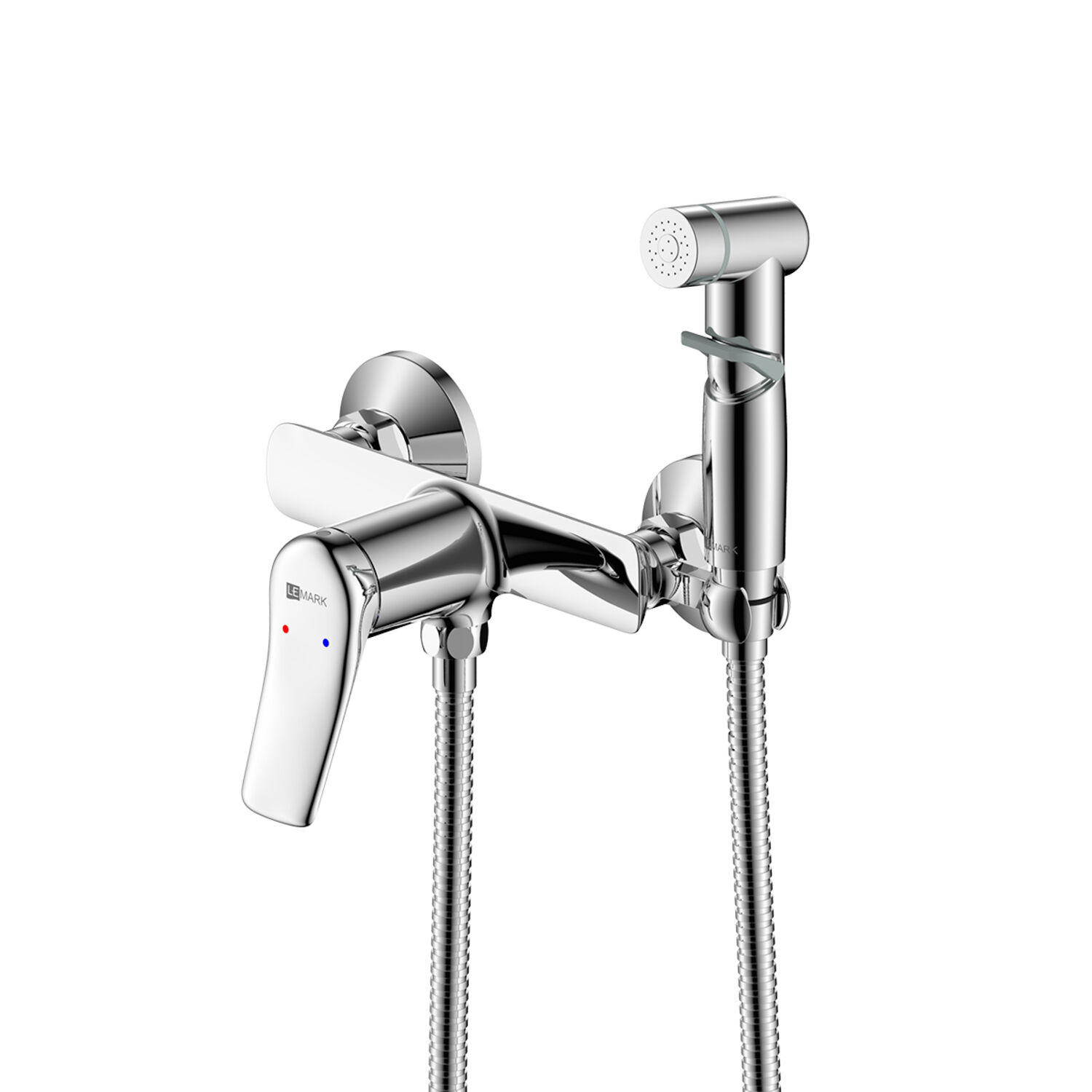 Гигиенический душ Lemark Ortus LM11318C, со встраиваемым смесителем, цвет хром