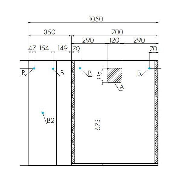 Зеркало Акватон Терра 70x85, с подсветкой, цвет дуб кантри - фото 1