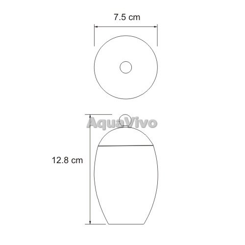 Kонтейнер WasserKRAFT Ruwer K-6779 для косметики, цвет хром