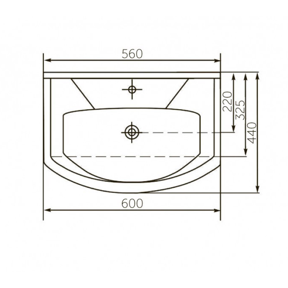 Мебель для ванной Corozo Наина 60, цвет белый