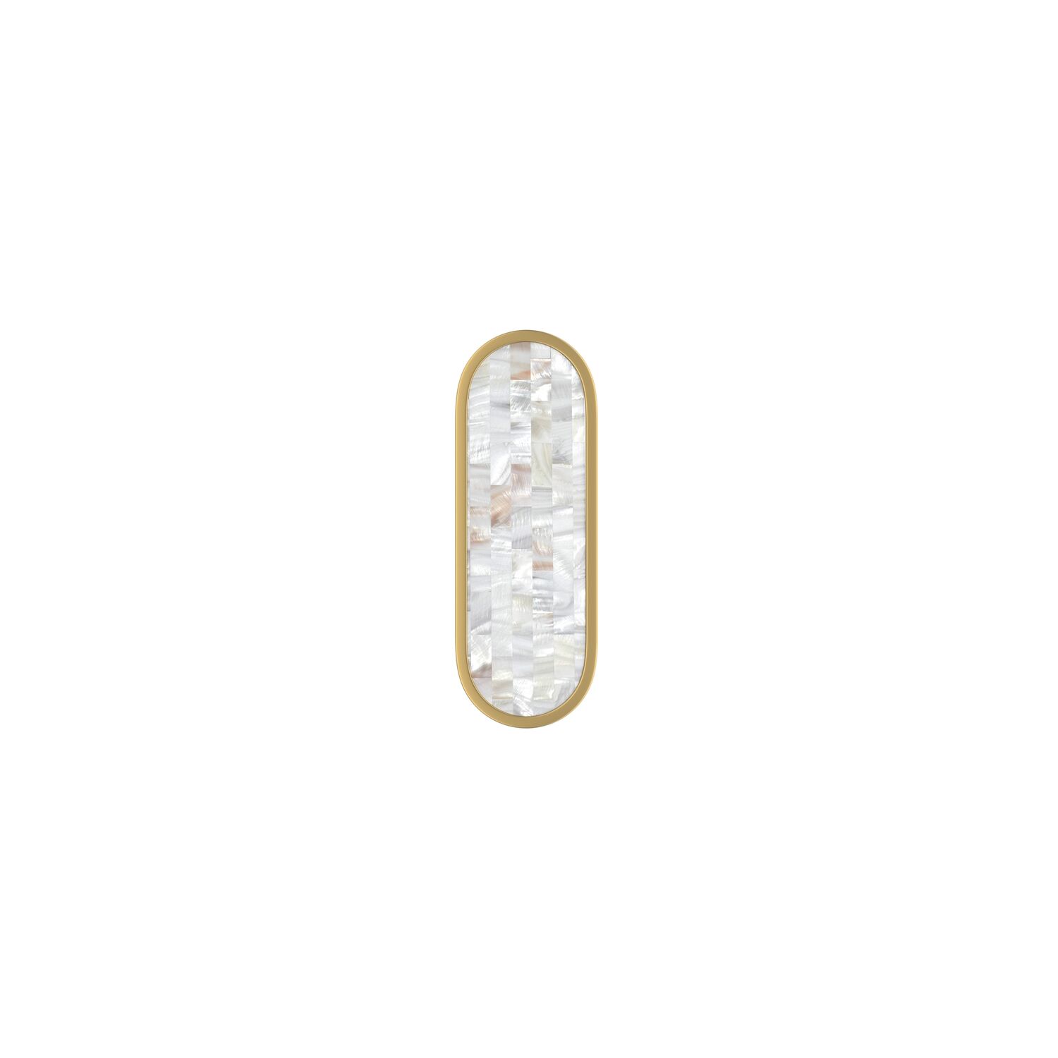 Бра Maytoni Perlamour MOD429WL-L15BSK, арматура латунь, плафон акрил белый