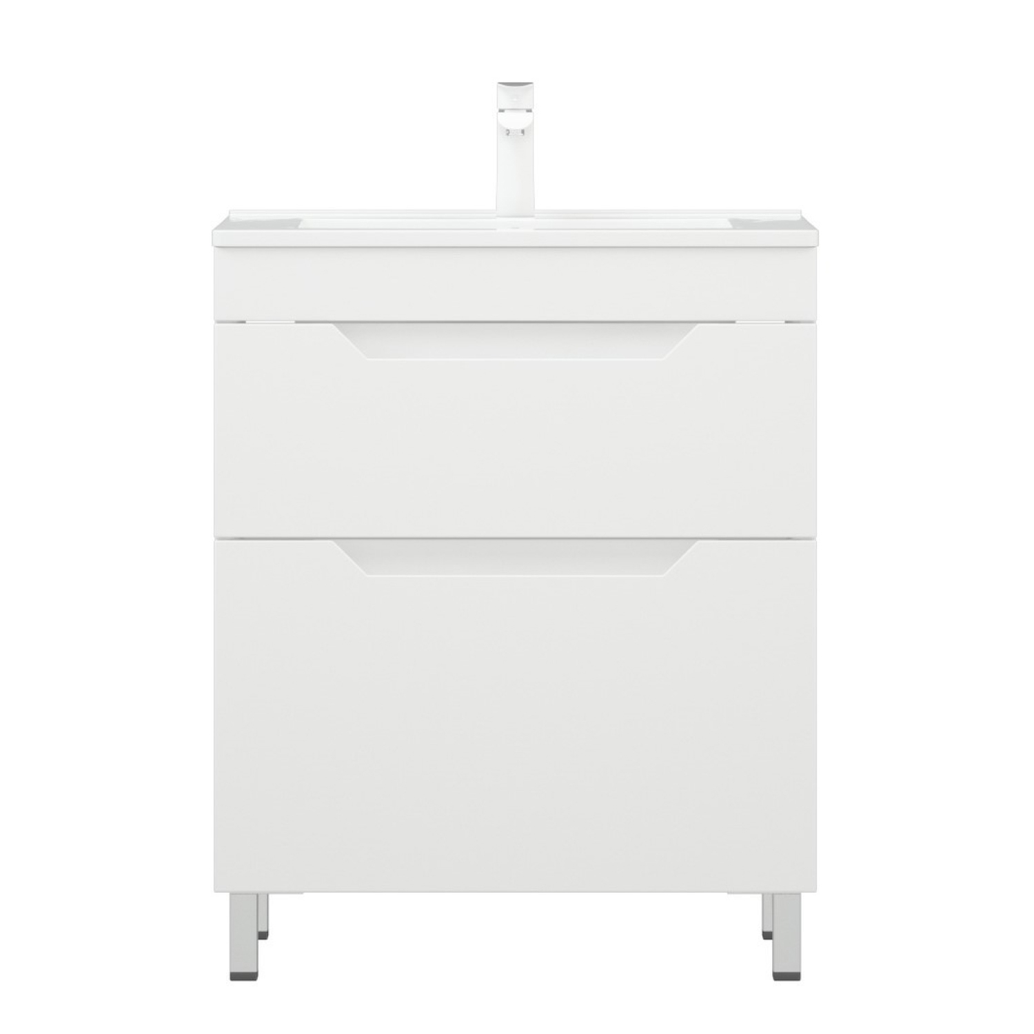 Мебель для ванной Corozo Юта 65, напольная, цвет белый - фото 1