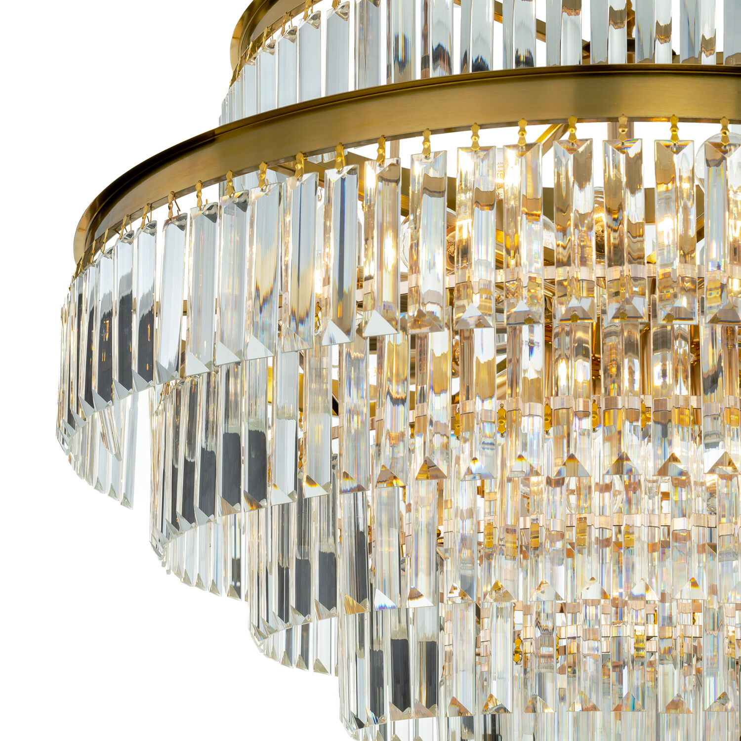 Подвесная люстра Citilux Ricky CL314273, арматура бронза - фото 1