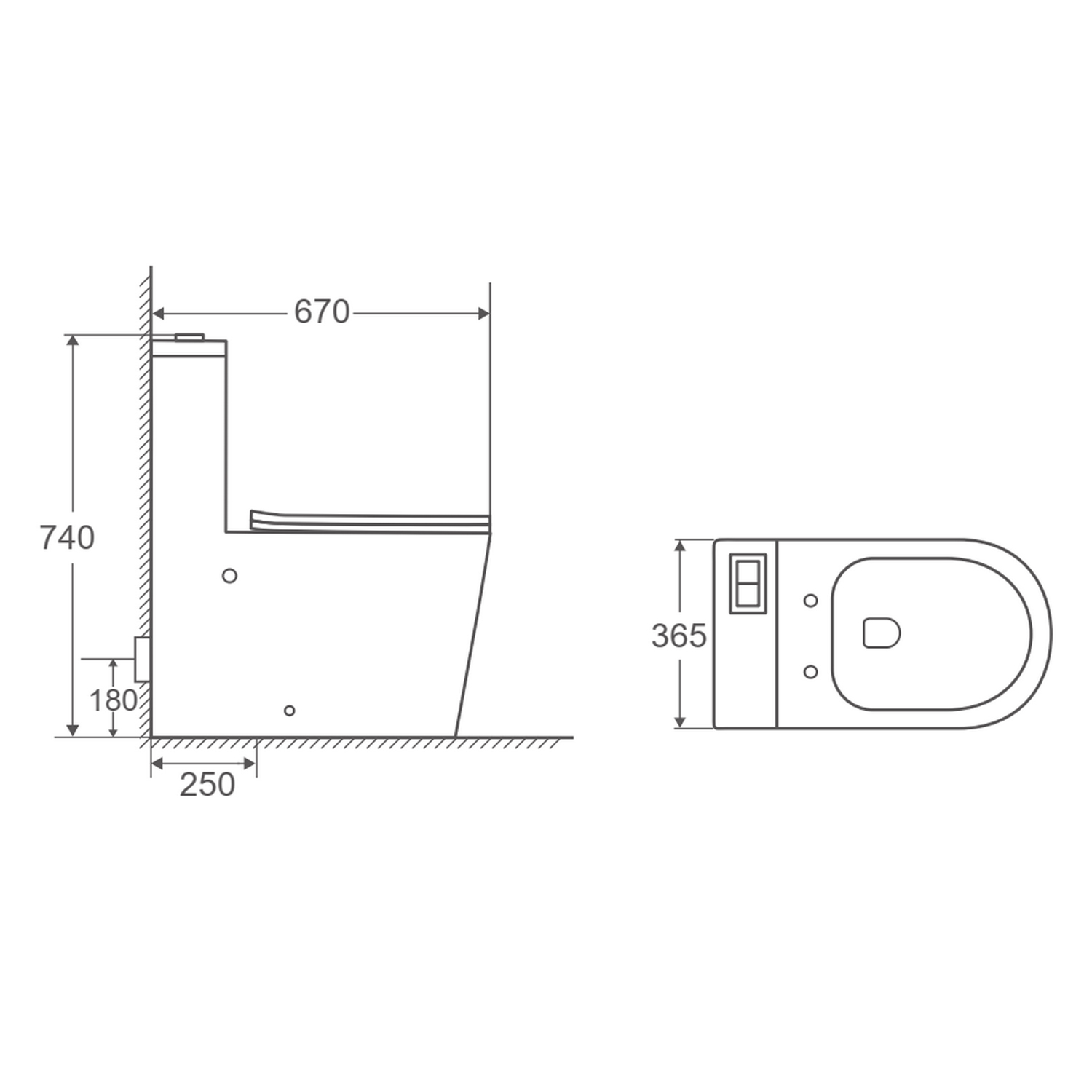 Унитаз-моноблок Joki Royal T JK86472103 напольный, безободковый, смыв Торнадо, с сиденьем микролифт, цвет белый - фото 1