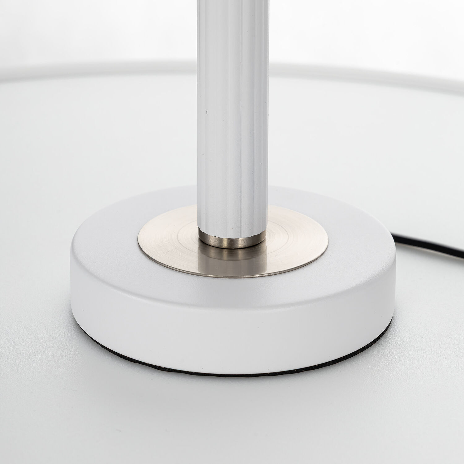 Настольный светильник Citilux Alton CL421812, арматура белая / хром, плафоны текстиль белый / хром матовый - фото 1