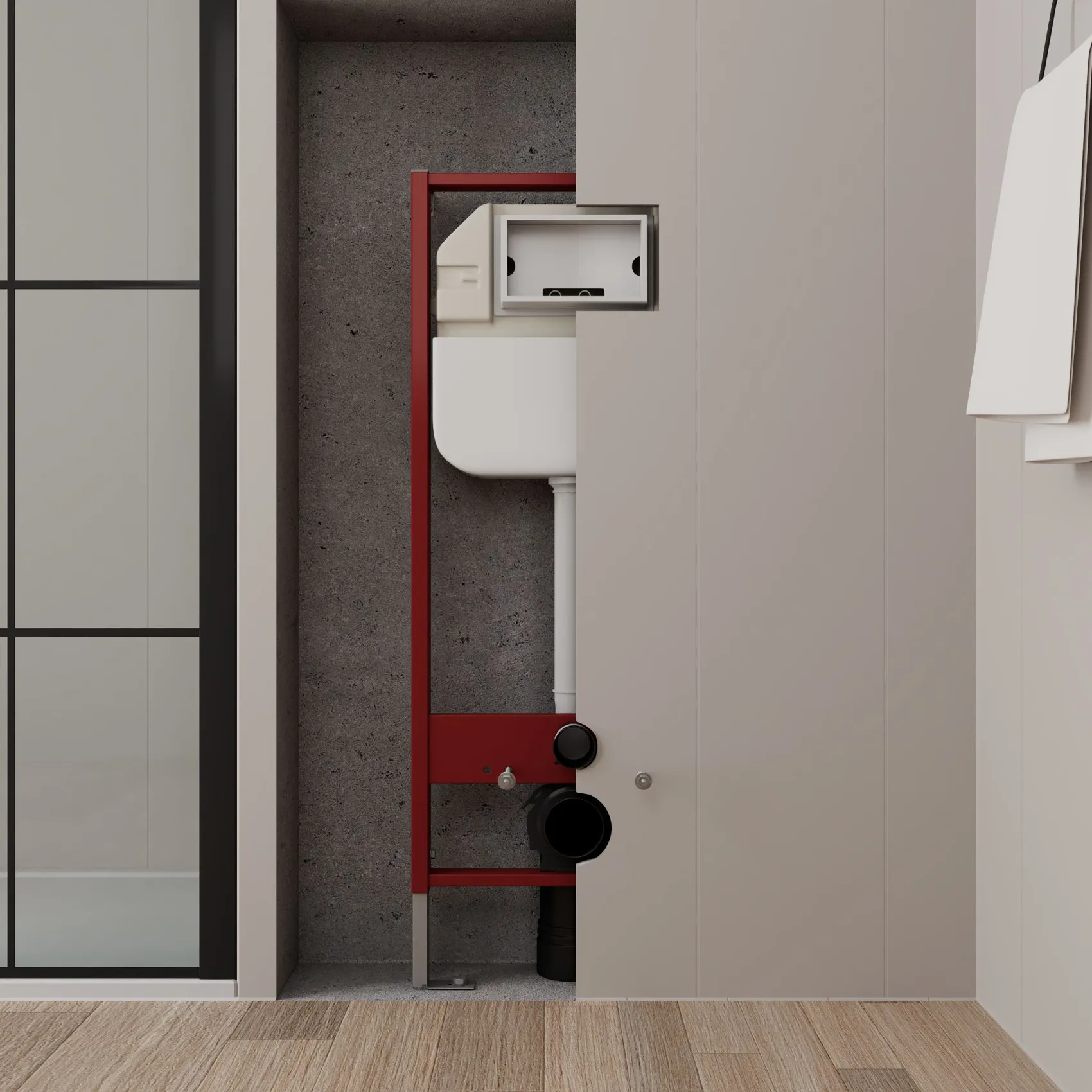 Комплект: Инсталляция JK45045+Кнопка JK018504WM белая+Stella XL T JK0011011 белый унитаз, смыв торнадо